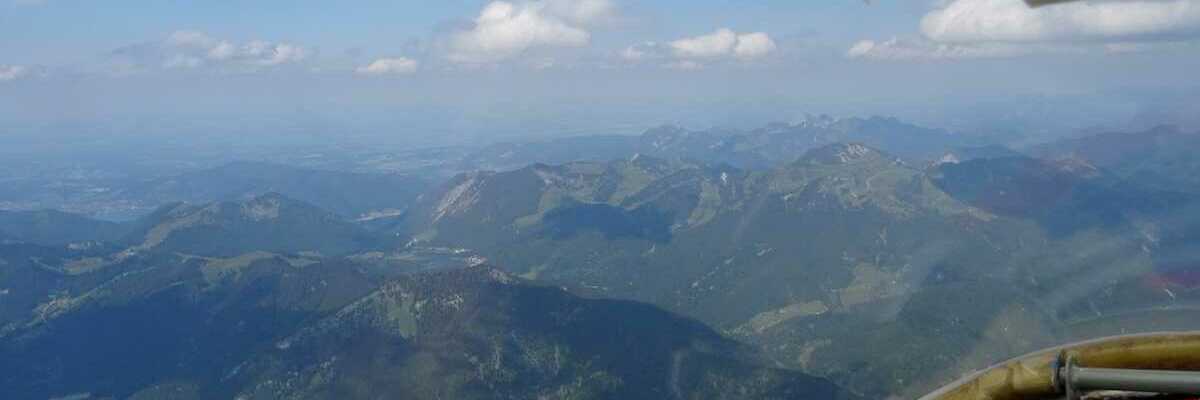 Flugwegposition um 13:46:38: Aufgenommen in der Nähe von Gemeinde Thiersee, 6335, Österreich in 2363 Meter
